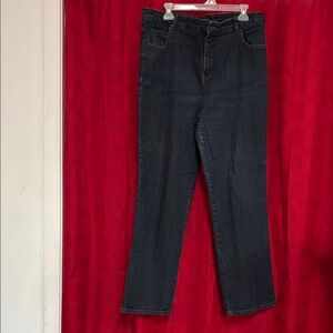 Kim Rogers Dark Blue Straight Leg Jeans